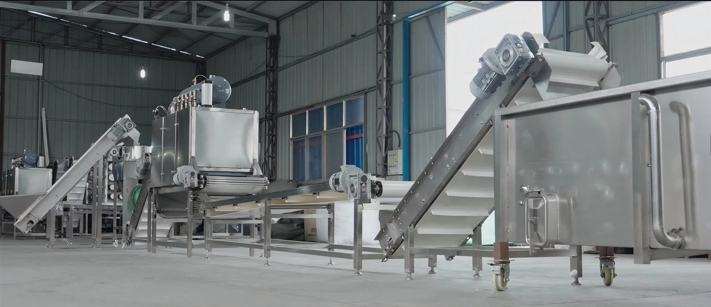 Nomizotu ķiploku ražošanas līnija 1000kg/h