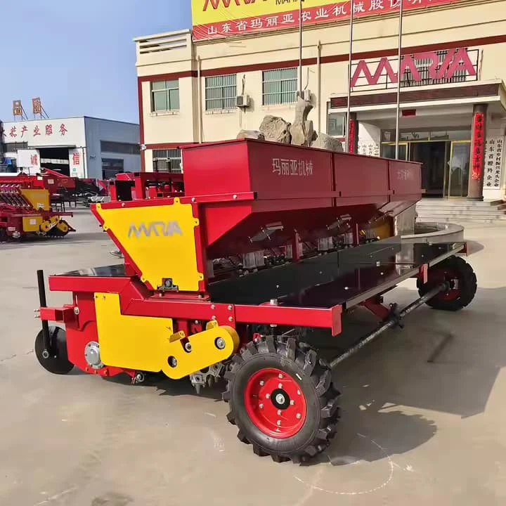 Daudzfunkciju automātiskais ķiploku stādīšanas traktora stiprinājums 16 rindas Stādīšanas sistēma Ātrās sēklu dozatora ķiploku apstrādes mašīna